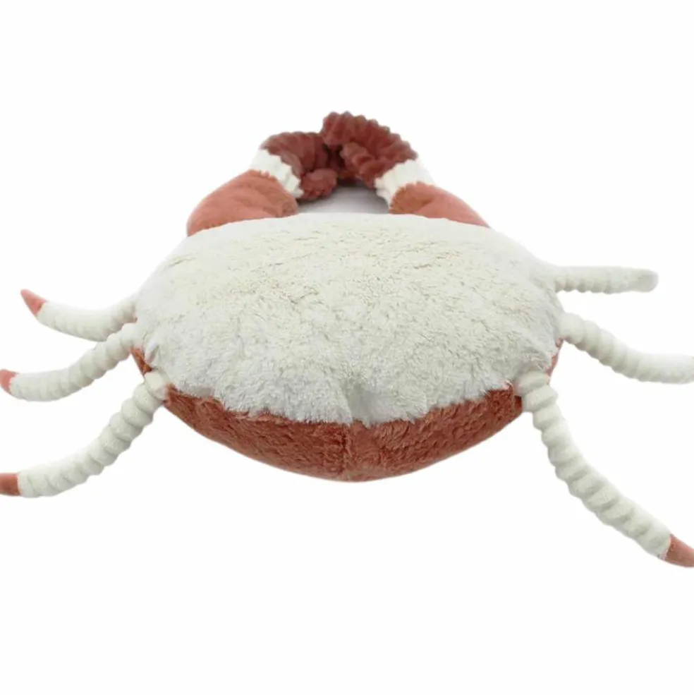 Peluche Cassecou le crabe et son bébé terracotta (39 cm)