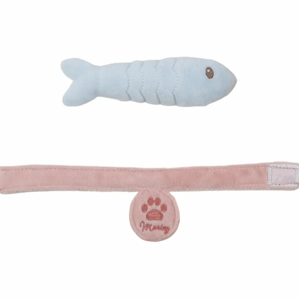 Peluche chat avec sac de transport Marley