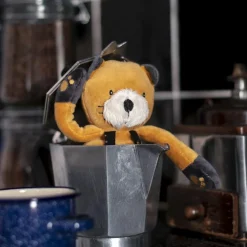 Peluche chat Lulu Les Moustaches (27 cm)