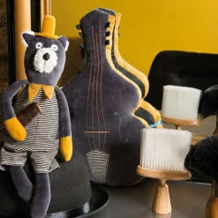 Peluche chat Lulu Les Moustaches (27 cm)