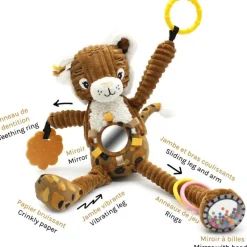 Peluche d'activités à suspendre Speculos le Tigre