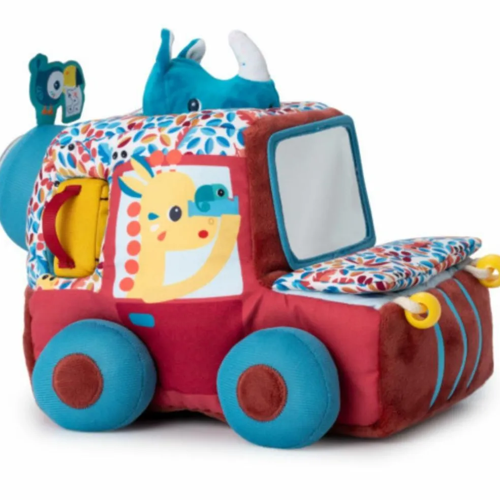 Peluche d'activités Jack voiture Safari
