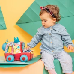 Peluche d'activités Jack voiture Safari