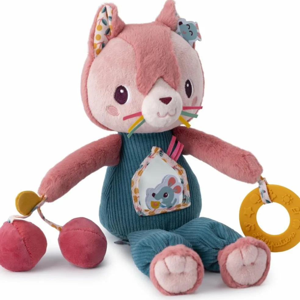 Peluche d'activités Jeanne le Chat (29 cm)
