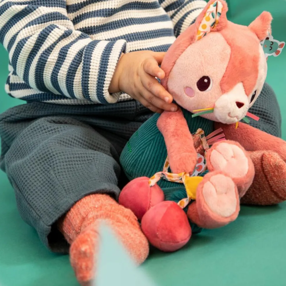 Peluche d'activités Jeanne le Chat (29 cm)