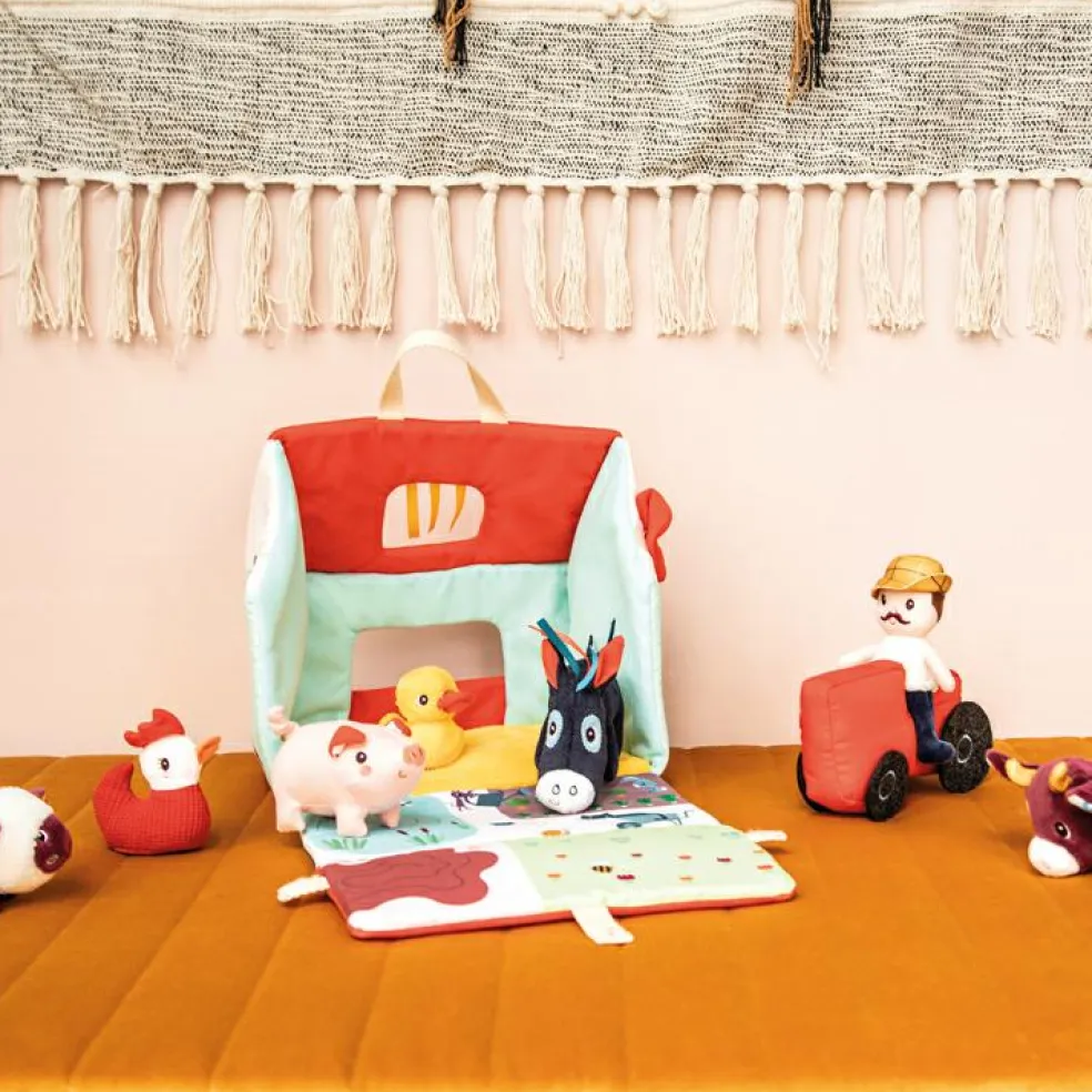 Peluche d'activités Ma première ferme