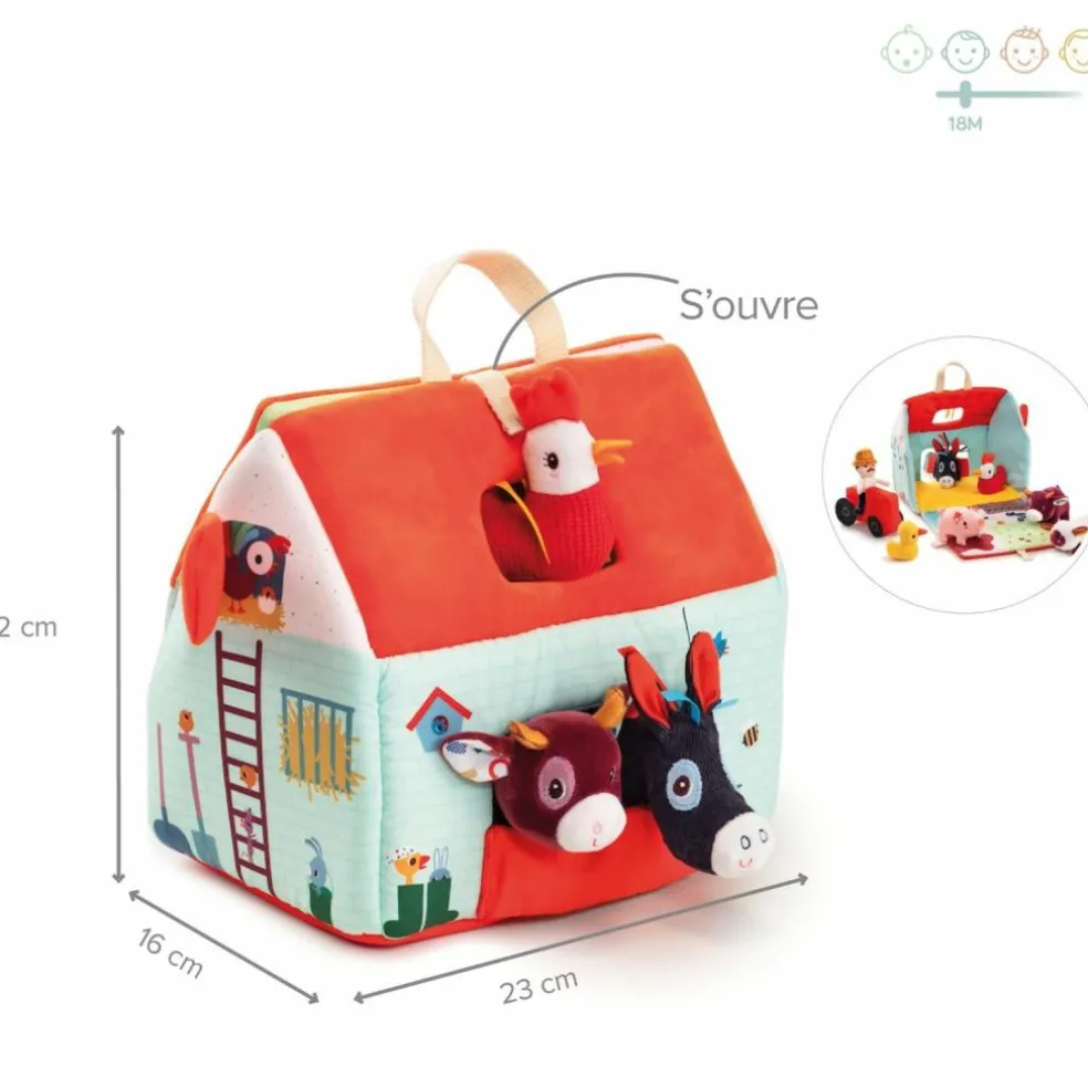 Peluche d'activités Ma première ferme