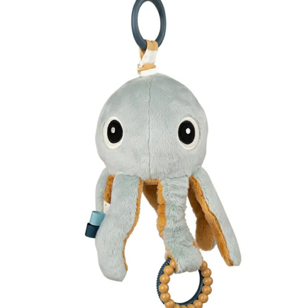 Peluche d'activités vibrante à suspendre Jelly Bleu