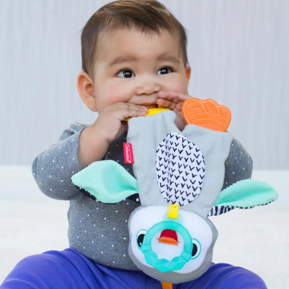 Peluche de dentition pingouin