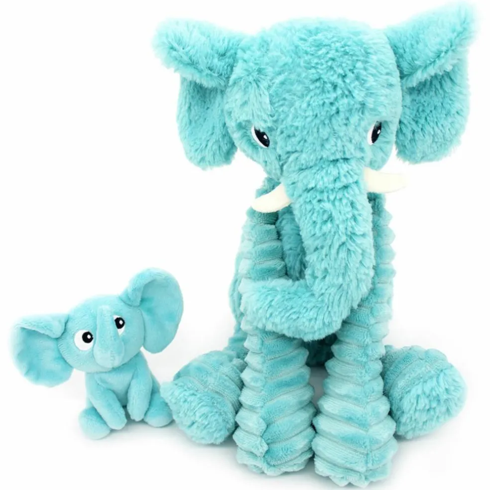 Peluche Dimoitou maman et bébé Les Ptipotos Aqua (35 cm)