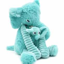 Peluche Dimoitou maman et bébé Les Ptipotos Aqua (35 cm)