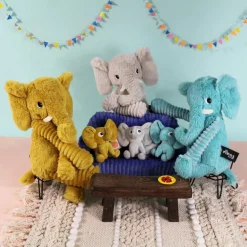 Peluche Dimoitou maman et bébé Les Ptipotos Gris clair (35 cm)