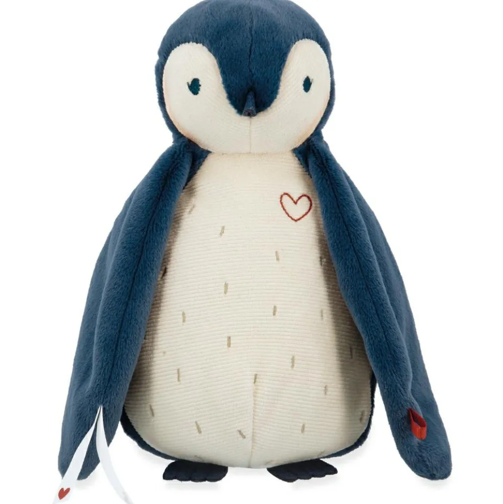 Peluche enregistreuse vocale et bruits blancs Manchot bleu (25 cm)