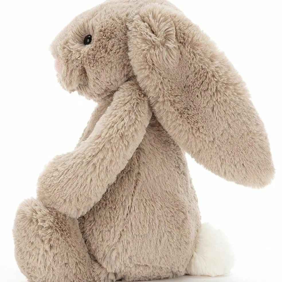 Peluche géante Bashful Lapin beige (51 cm)