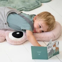 Peluche géante Croco rose (100 cm)