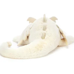 Peluche géante Scrumptious dragon neige (66 cm)