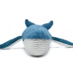 Peluche Gravillou baleine maman et bébé Les Ptipotos bleu