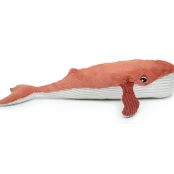 Peluche Gravillou baleine maman et bébé Les Ptipotos terracotta