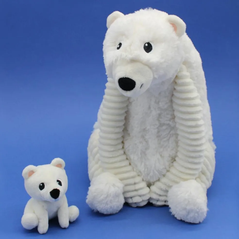 Peluche Grobidou maman et bébé Les Ptipotos (31 cm)