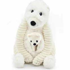 Peluche Grobidou maman et bébé Les Ptipotos (31 cm)