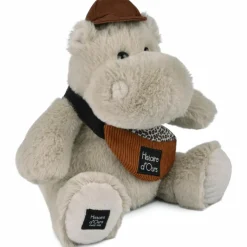 Peluche Hippopotame HELLO BROOK beige (20 cm)