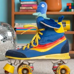 Peluche hochet pigeon Michel Puce et Pilou (20 cm)