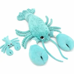 Peluche Iloveyou maman et bébé Les Ptipotos Aqua (48 cm)