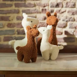 Peluche Lama blanc (20 cm)