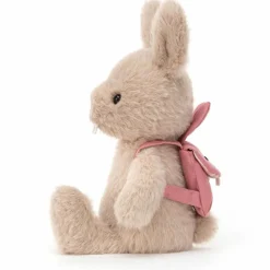 Peluche Lapin avec sac à dos (22 cm)