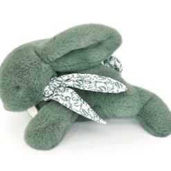 Peluche Lapin Doudou Pantin vert sauge (25 cm)