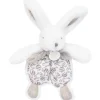 Peluche Lapin Doudou Pantin blanc (18 cm)