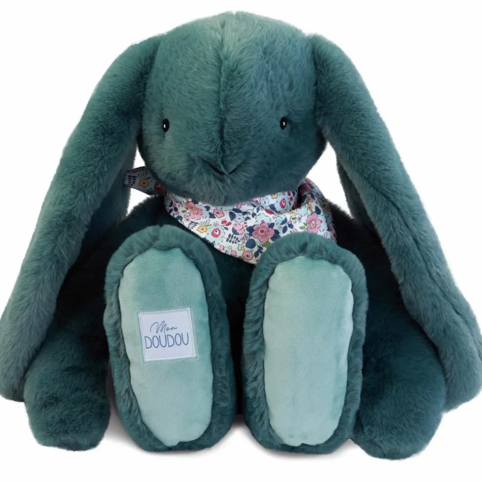 Peluche Lapin Fleurette Eucalyptus (50 cm)