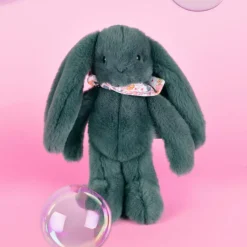 Peluche Lapin Fleurette Eucalyptus (25 cm)