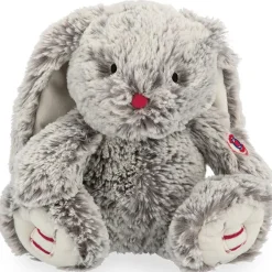 Peluche lapin gris prestige Leo (24 cm)