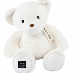 Peluche le Nounours blanc (40 cm)