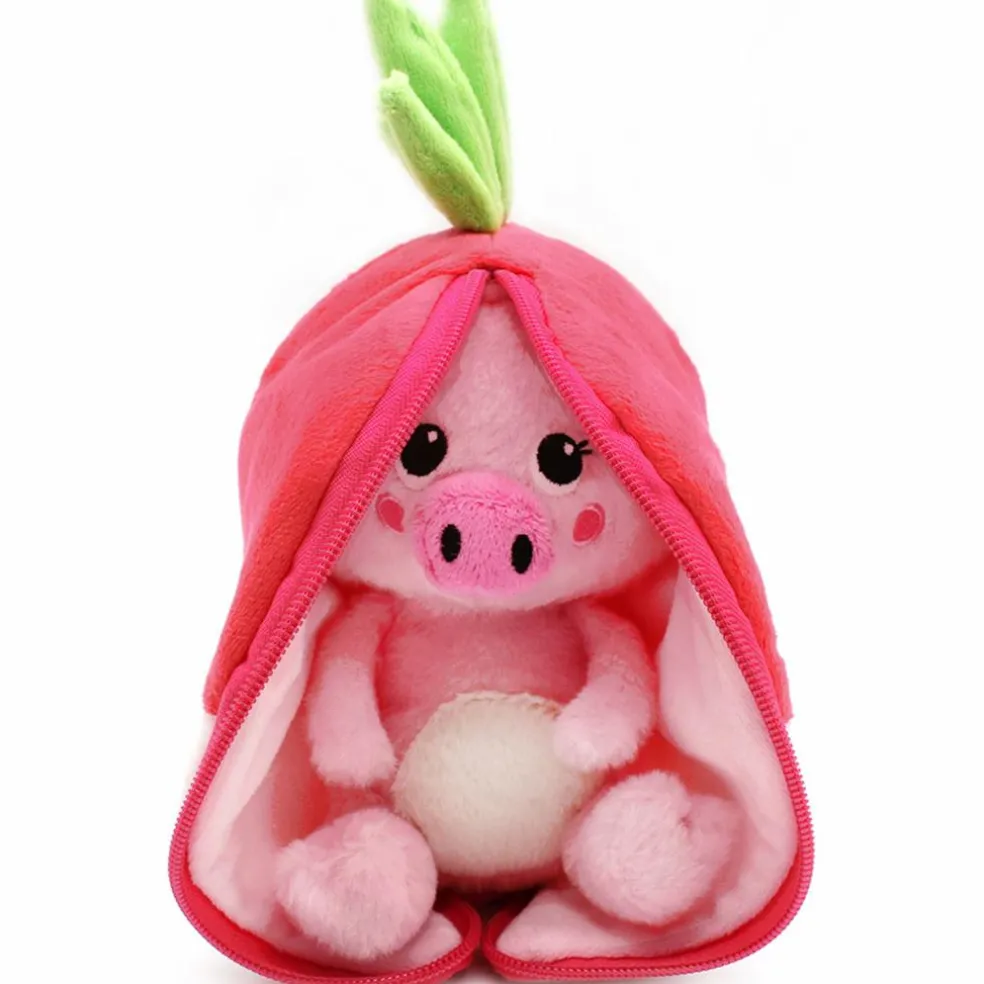 Peluche Les Flipetz Piglet le cochon-radis