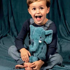 Peluche Les Ptipotos Dimoitou l'éléphant (26 cm)