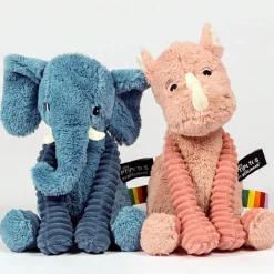 Peluche Les Ptipotos Dimoitou l'éléphant (26 cm)