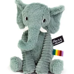 Peluche Les Ptipotos Dimoitou l'éléphant vert (26 cm)