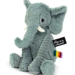 Peluche Les Ptipotos Dimoitou l'éléphant vert (26 cm)