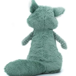 Peluche Les Ptipotos Netoitou le raton laveur vert (26 cm)