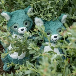 Peluche Les Ptipotos Netoitou le raton laveur vert (26 cm)