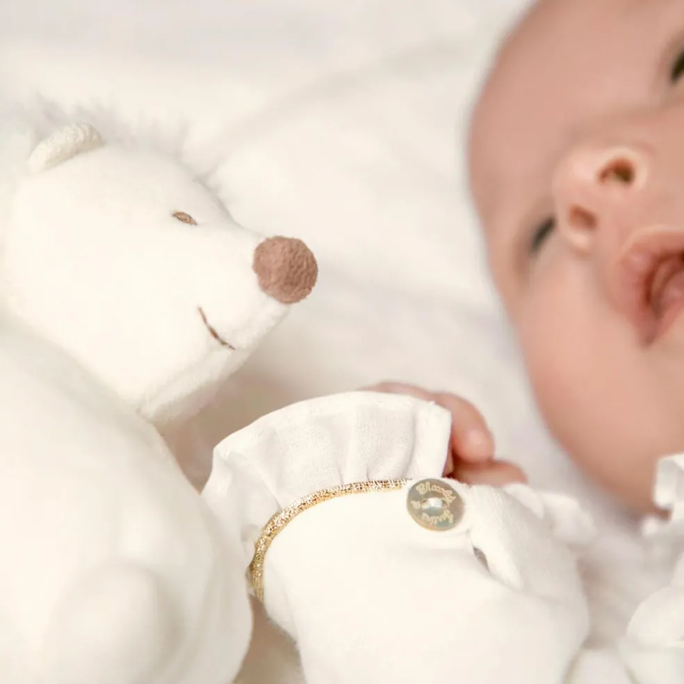 Peluche Léon le hérisson écru (12 cm)