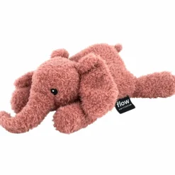 Peluche lumineuse George l'éléphant vieux rose
