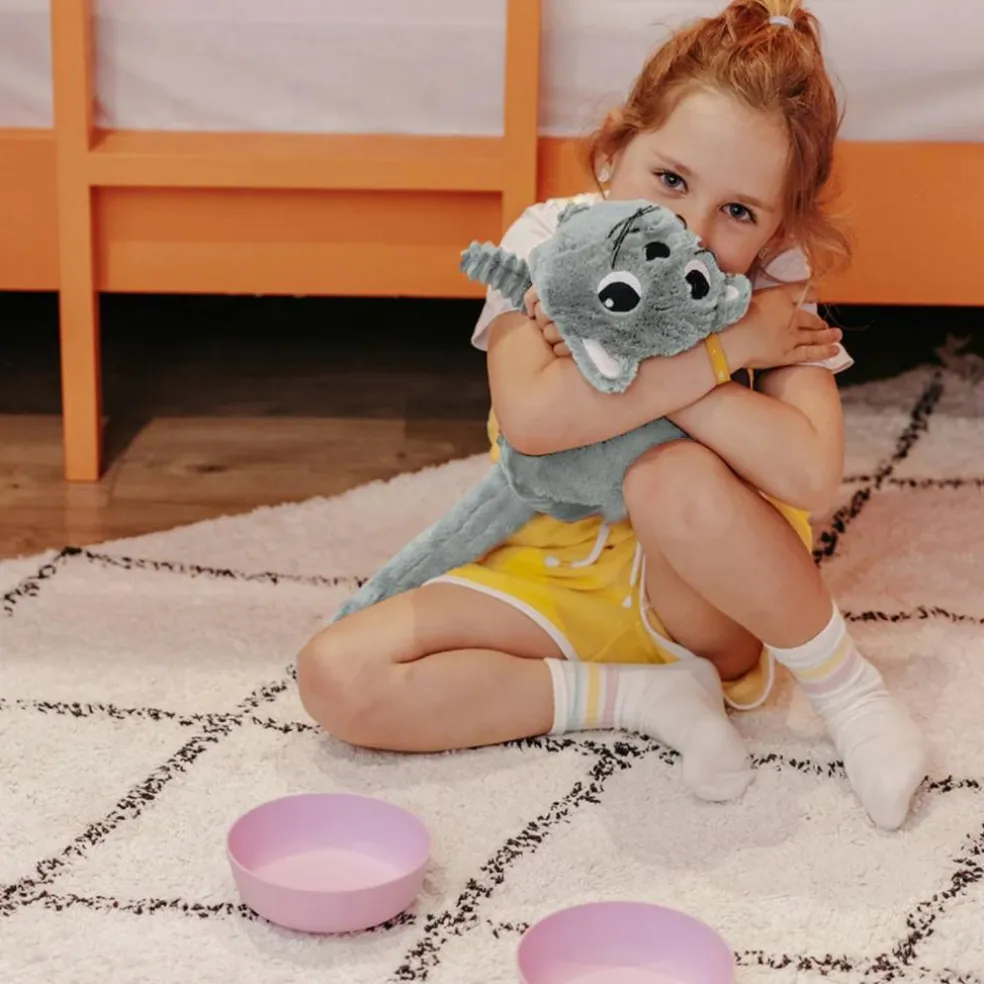 Peluche Miaou le chat maman et bébé menthe (32 cm)