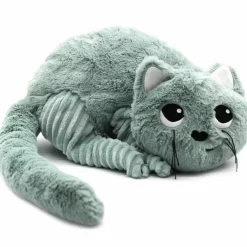 Peluche Miaou le chat maman et bébé menthe (32 cm)