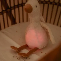Peluche musicale et lumineuse Oie Newborn