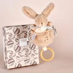 Peluche musicale Lapin Doudou beige (20 cm)