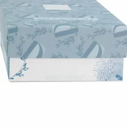 Peluche musicale Lapin Doudou bleu (20 cm)