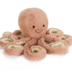 Peluche Ocean Crew Odell la pieuvre rose (49 cm)